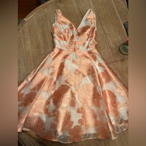 Pink and White Dress